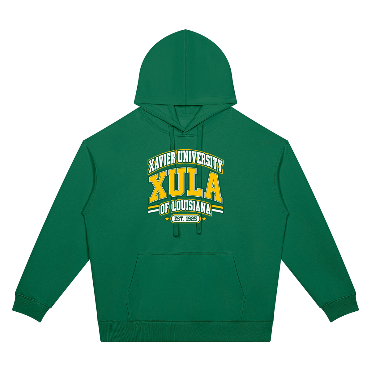 Xavier University of Louisiana Oversized Hoodie in black – primary product view