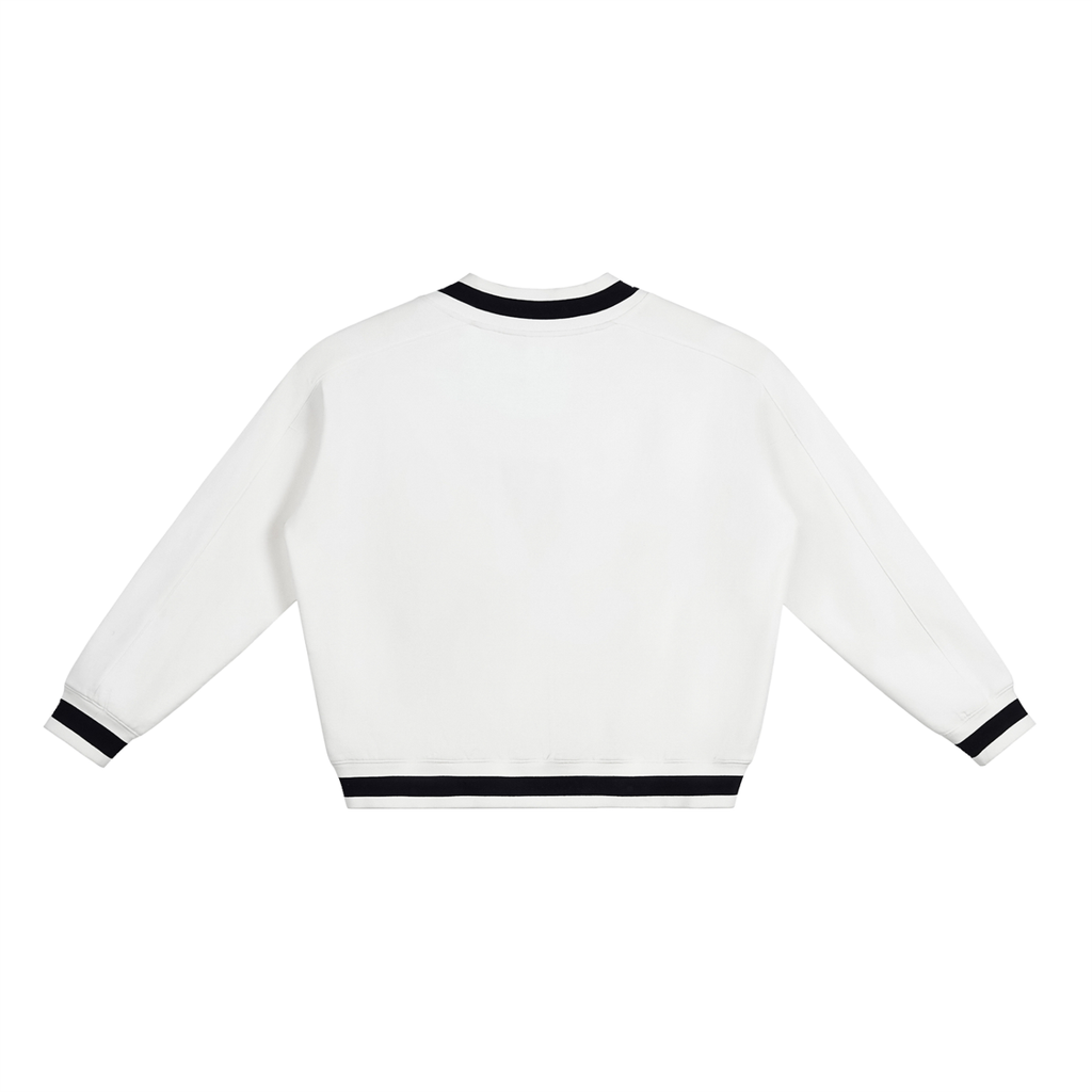 Hampton University 1868 Boxy V-Neck Sweatshirt – alternate view 2