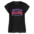 Tougaloo Women's Roll Cuff T-Shirt - black