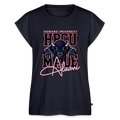 Women's Roll Cuff T-Shirt - navy