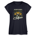 Southern University Women's Roll Cuff T-Shirt - navy