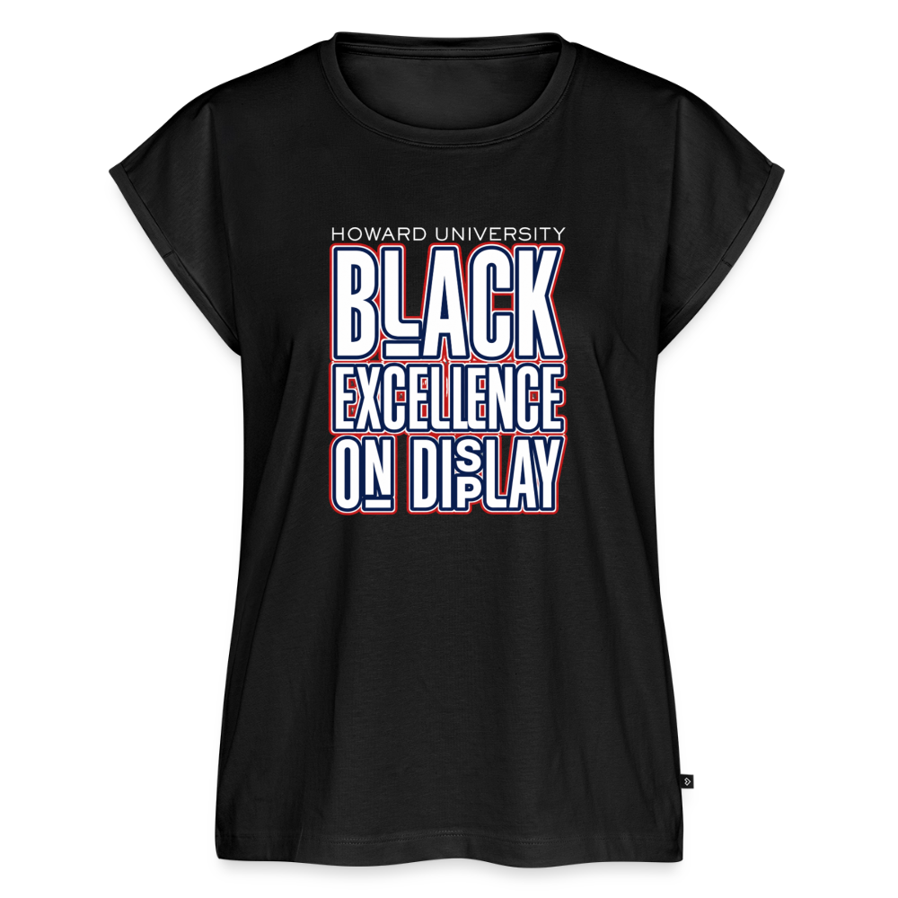 Howard Women's Roll Cuff T-Shirt - black
