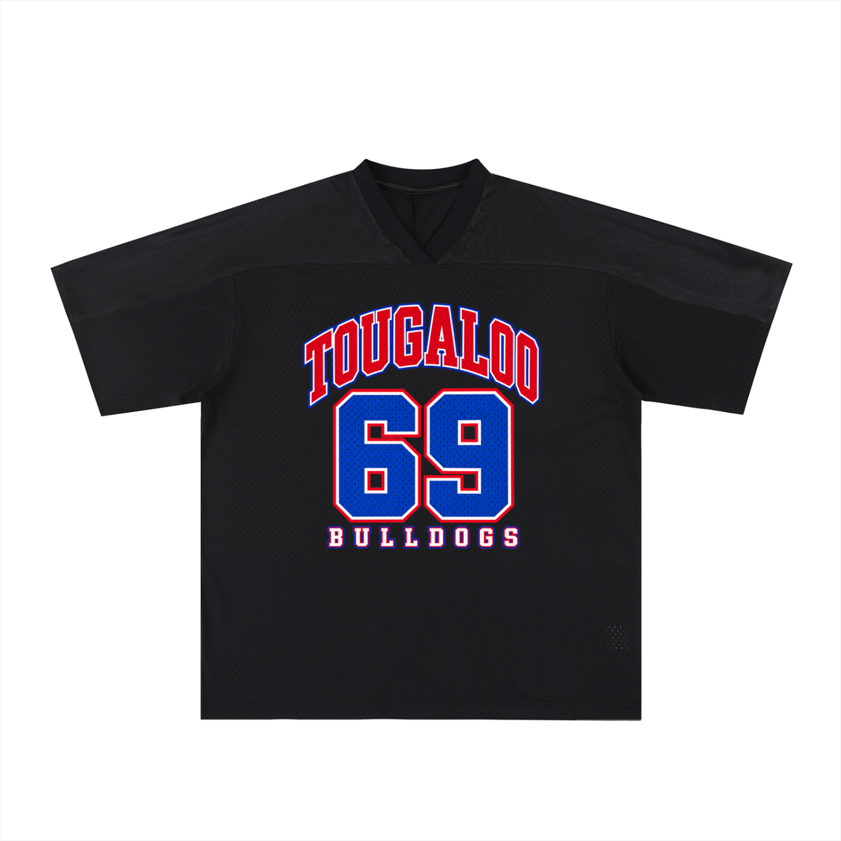 Tougaloo Oversized Mesh V-Neck Soccer Jersey