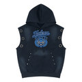 Jackson State Unisex Vintage Wash Sun Fade Sleeveless Hoodie
