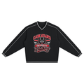 CAU Unisex Color Block V-Neck Sweatshirt