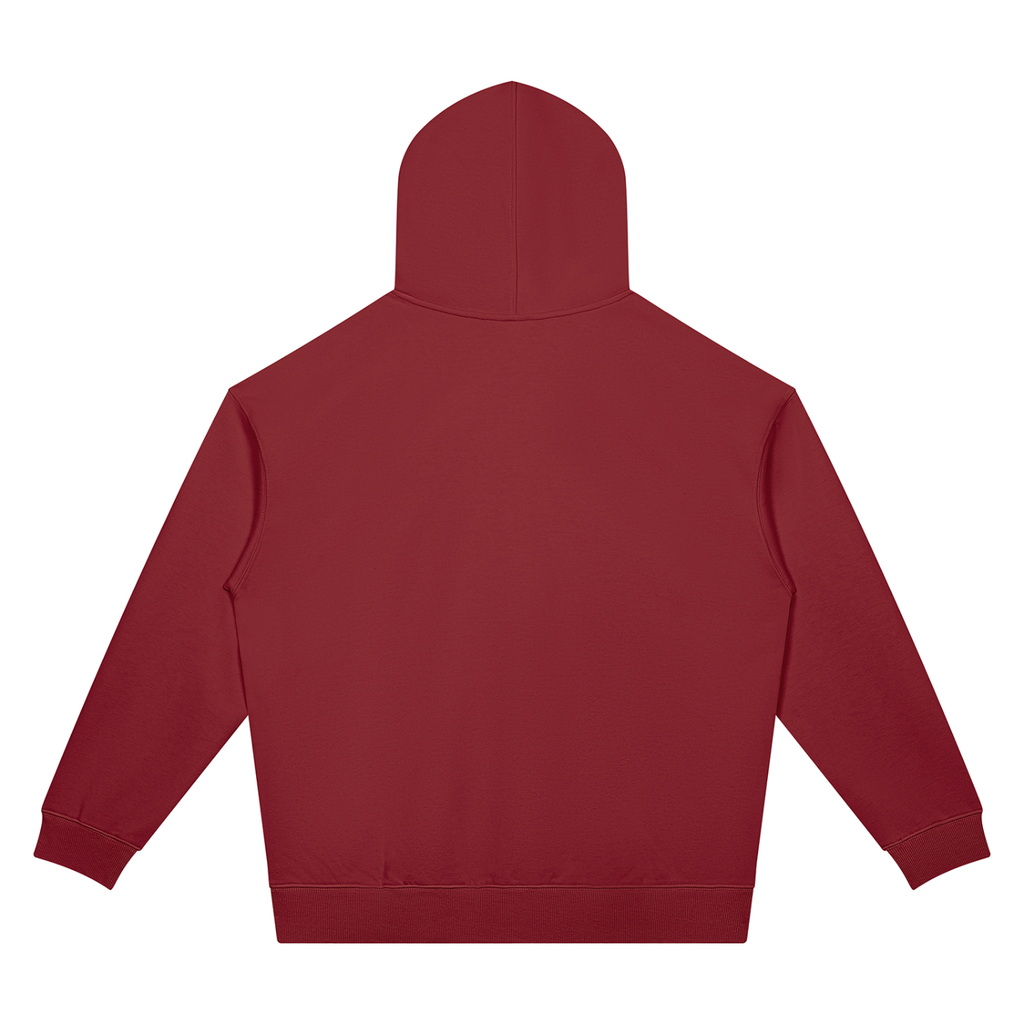 Tougaloo College 1869 Oversized Hoodie in red – alternate product view