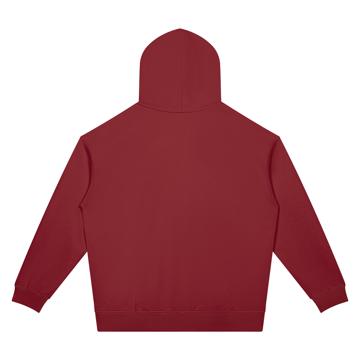 Tougaloo College 1869 Oversized Hoodie in red – alternate product view