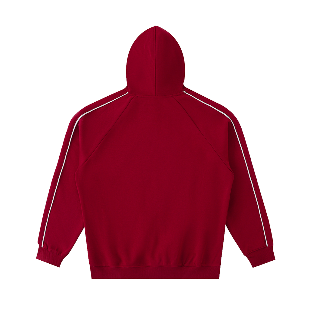 Clark Atlanta Contrast Piping Raglan Hoodie