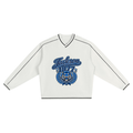 JSU Unisex Color Block V-Neck Sweatshirt