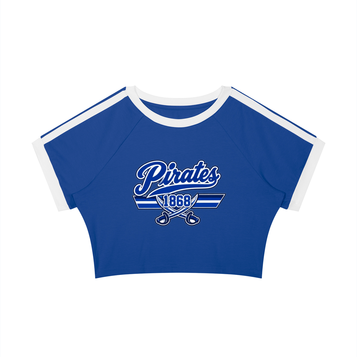 Hampton Pirates Raglan Ringer T-Shirt