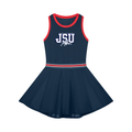 JSU Women's Color Block A-Line Sleeveless Dress