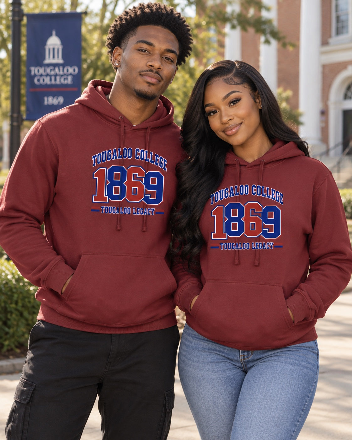 Tougaloo College 1869 Oversized Hoodie