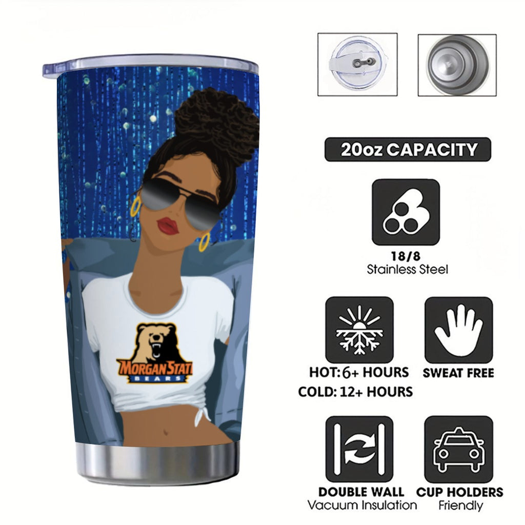 Morgan State 20oz Tumbler With Sliding Lid (Personalized)