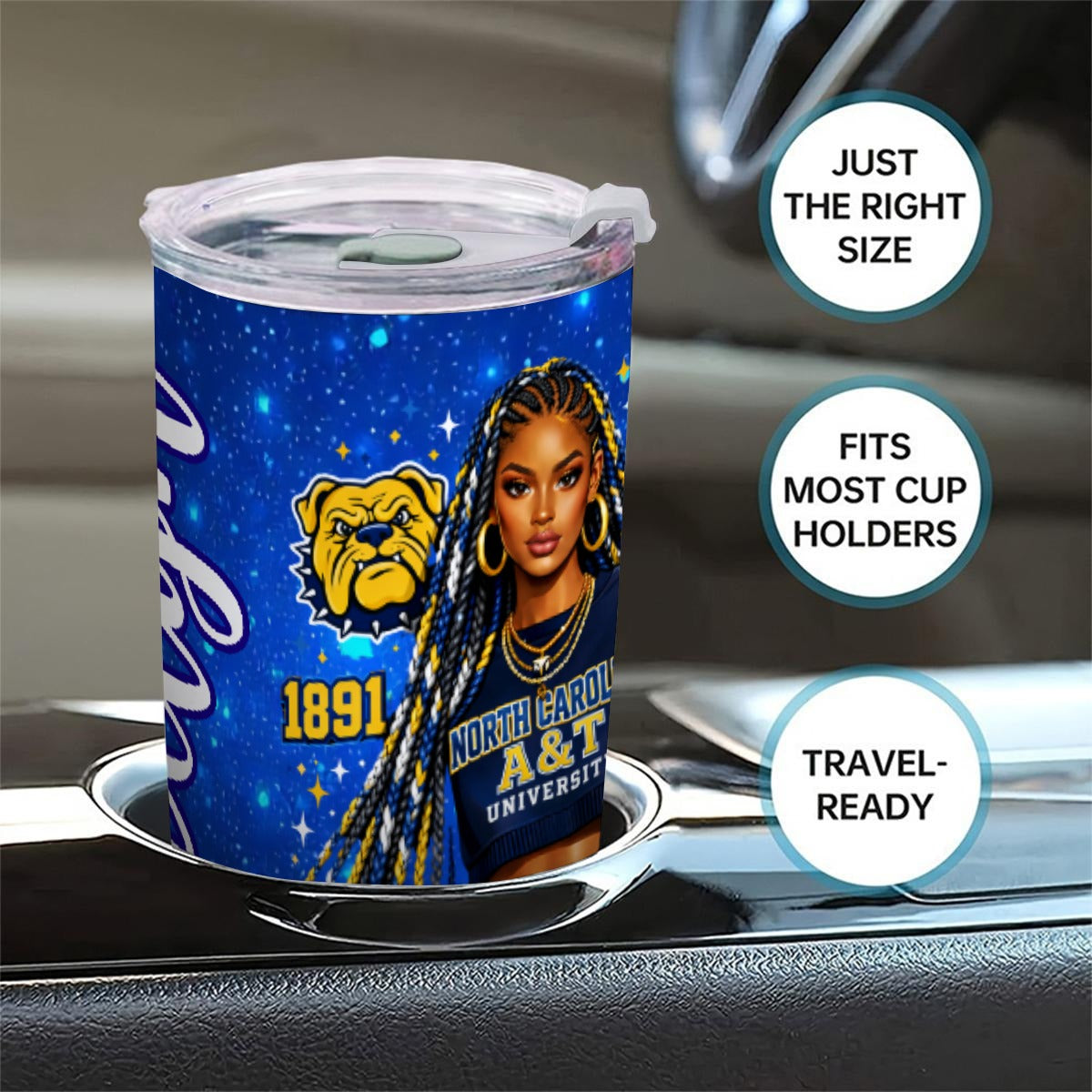 NC A&T Personalized HBCU Pride 20oz Tumbler – alternate view 5