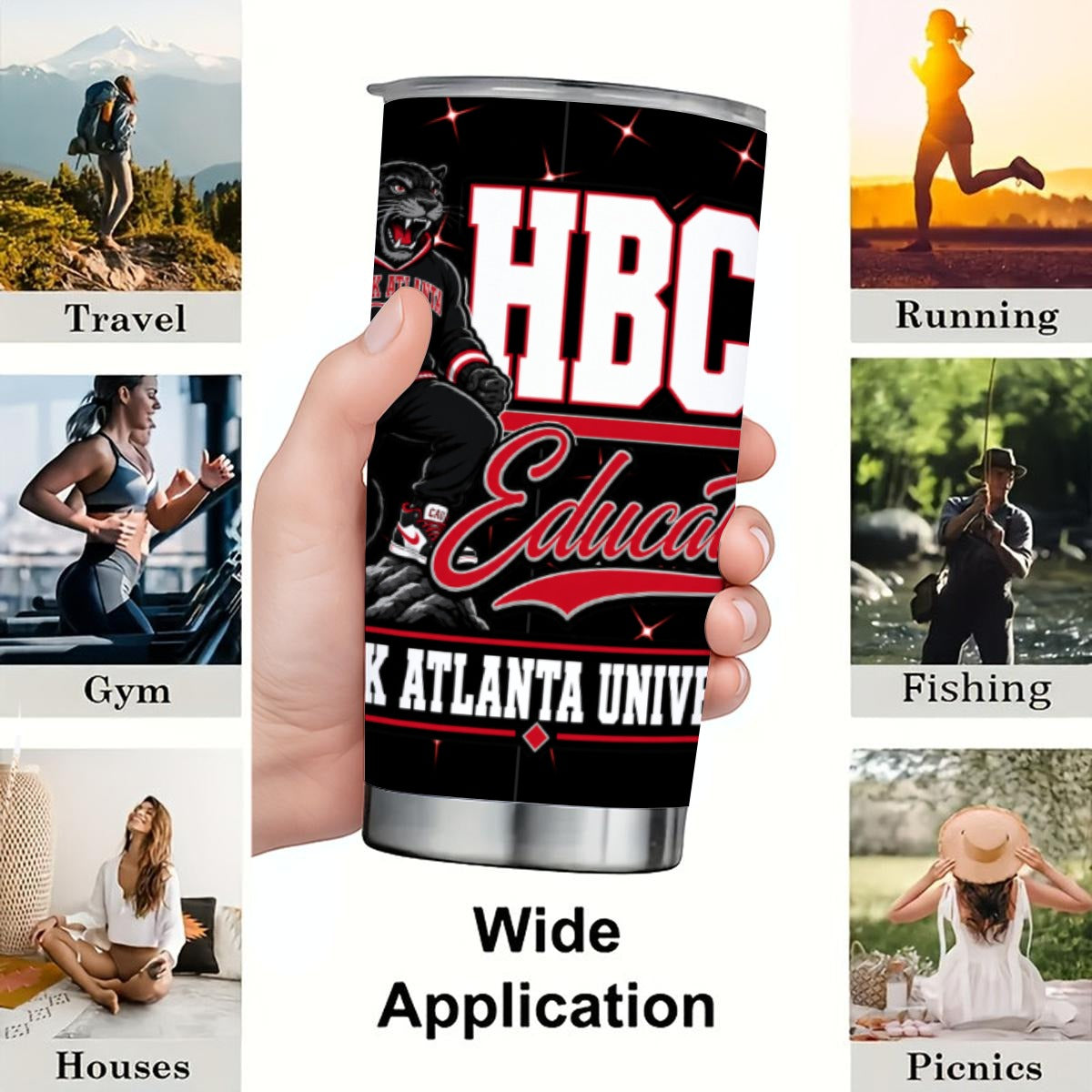 Clark Atlanta 20oz Tumbler With Sliding Lid (Personalized)