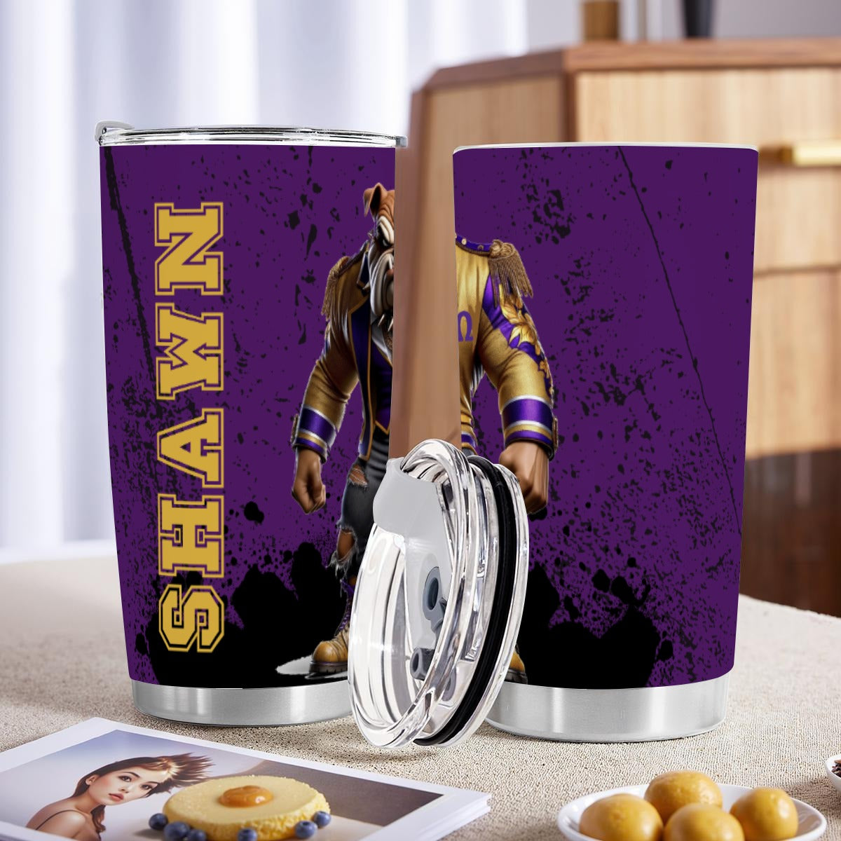 Que 20oz Tumbler With Sliding Lid (Personalized)