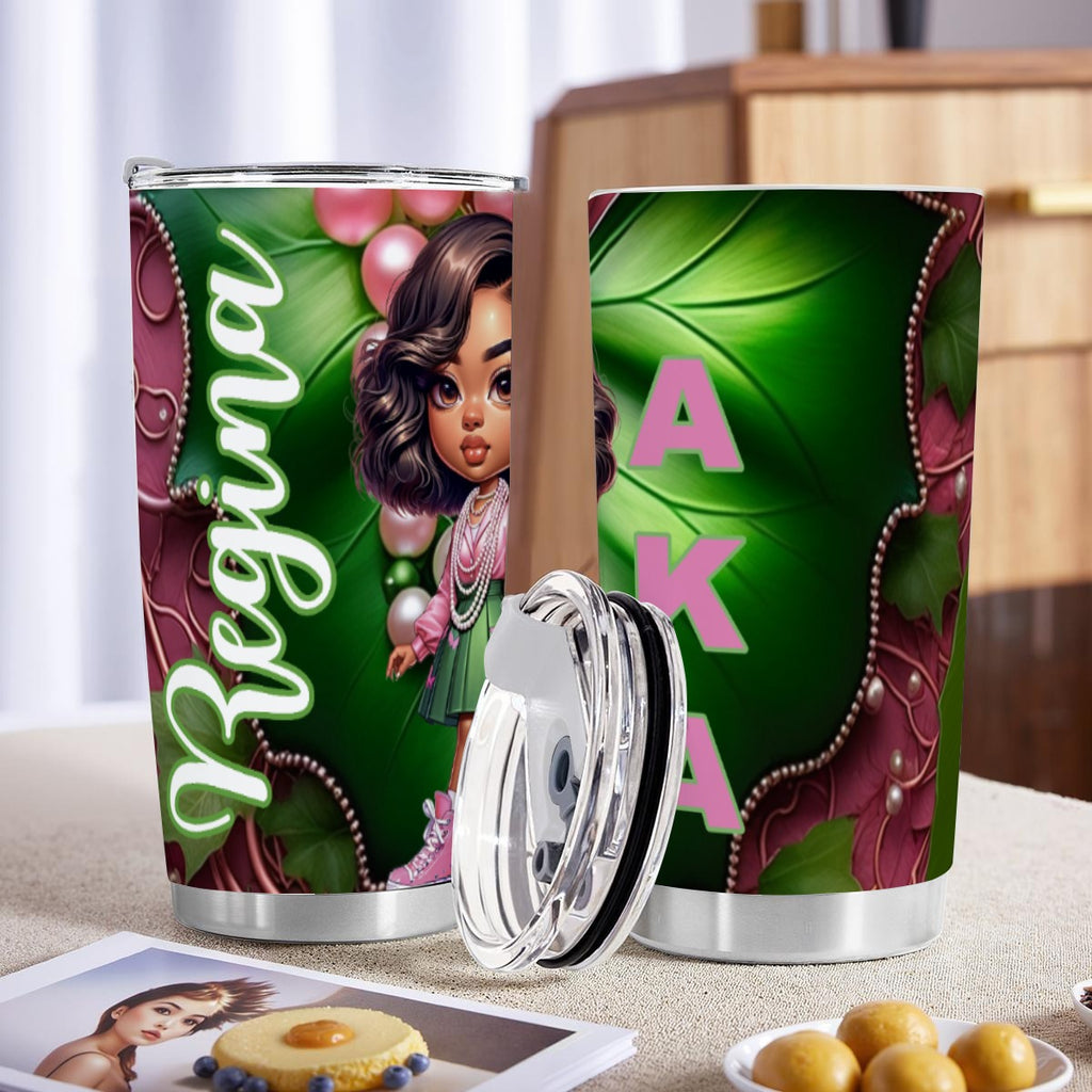 AKA 20oz Tumbler With Sliding Lid (Personalized)