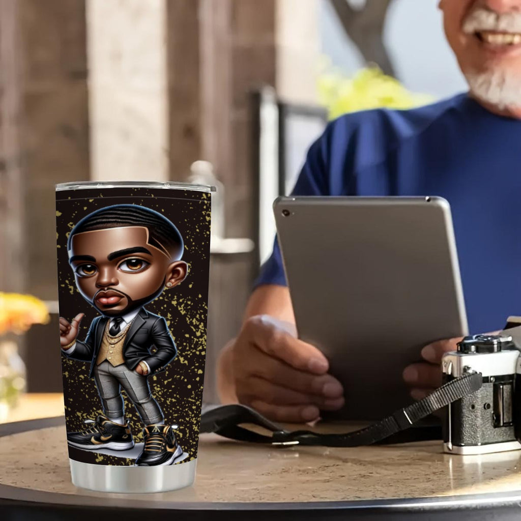 Alpha 20oz Tumbler With Sliding Lid (Personalized)