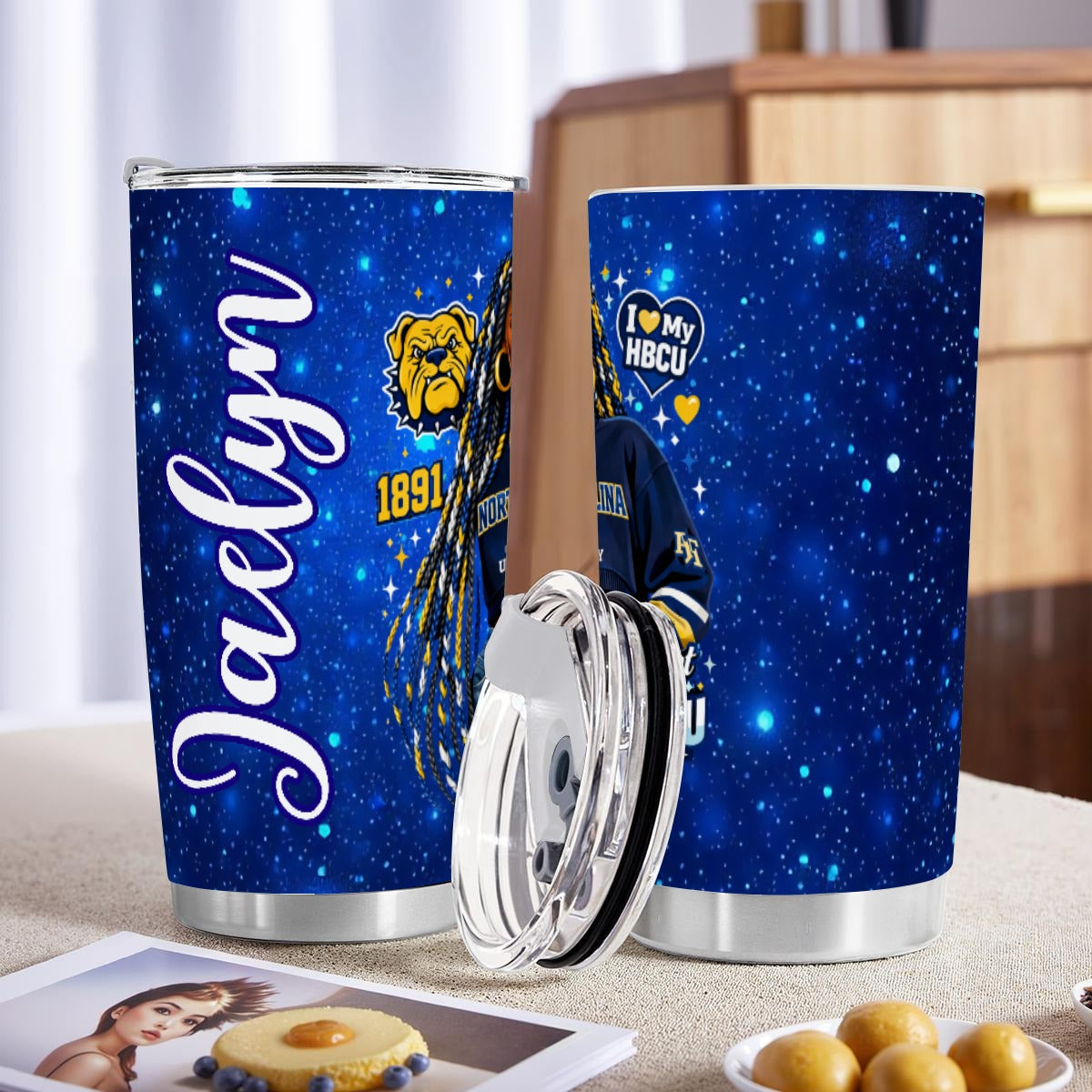 NC A&T Personalized HBCU Pride 20oz Tumbler – alternate view 2