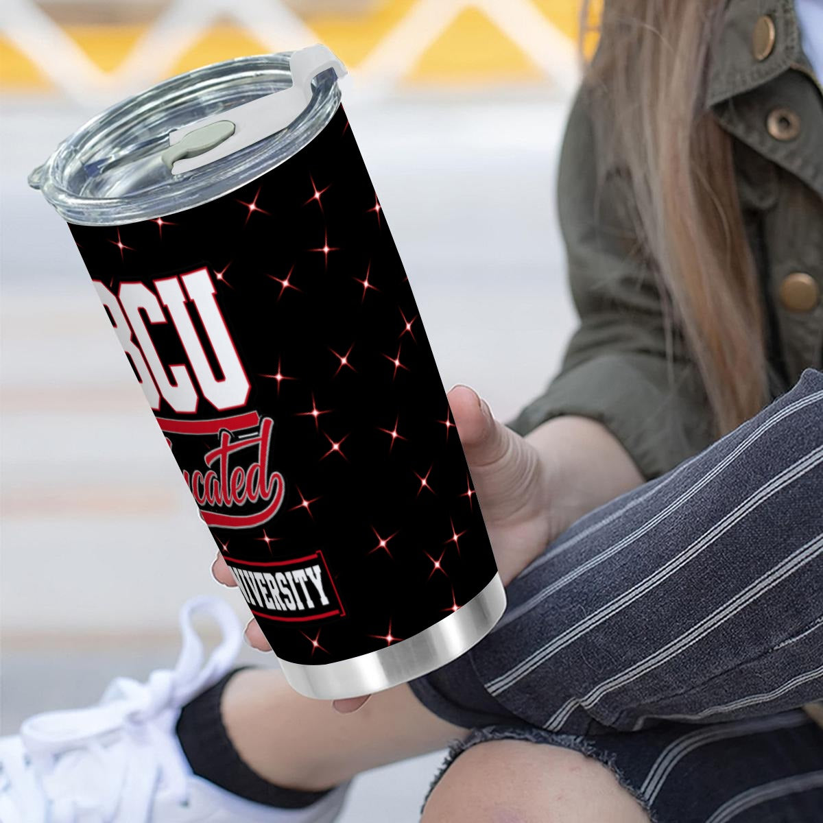 Clark Atlanta 20oz Tumbler With Sliding Lid (Personalized)