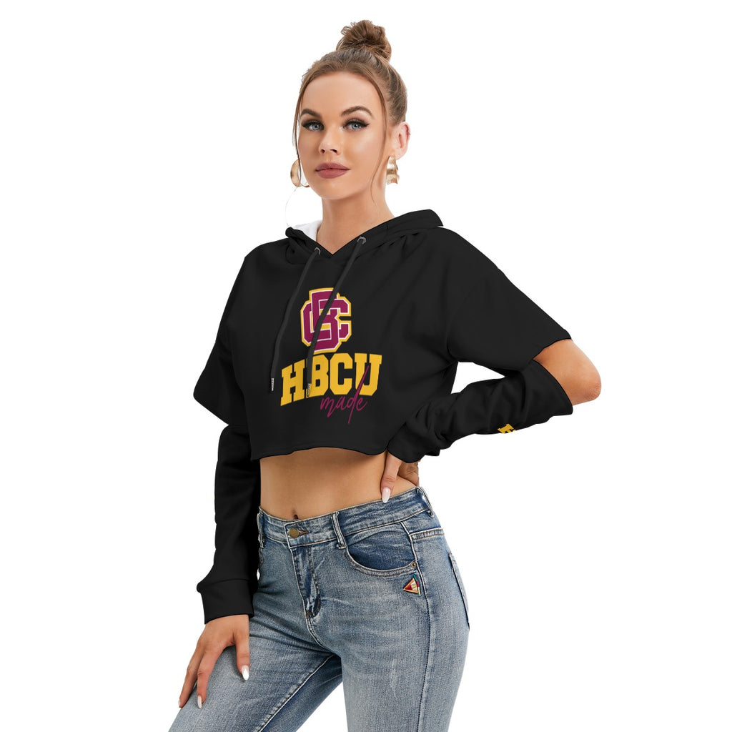 Bethune Cookman Heavy Fleece Hoodie With Hollow Out Sleeve