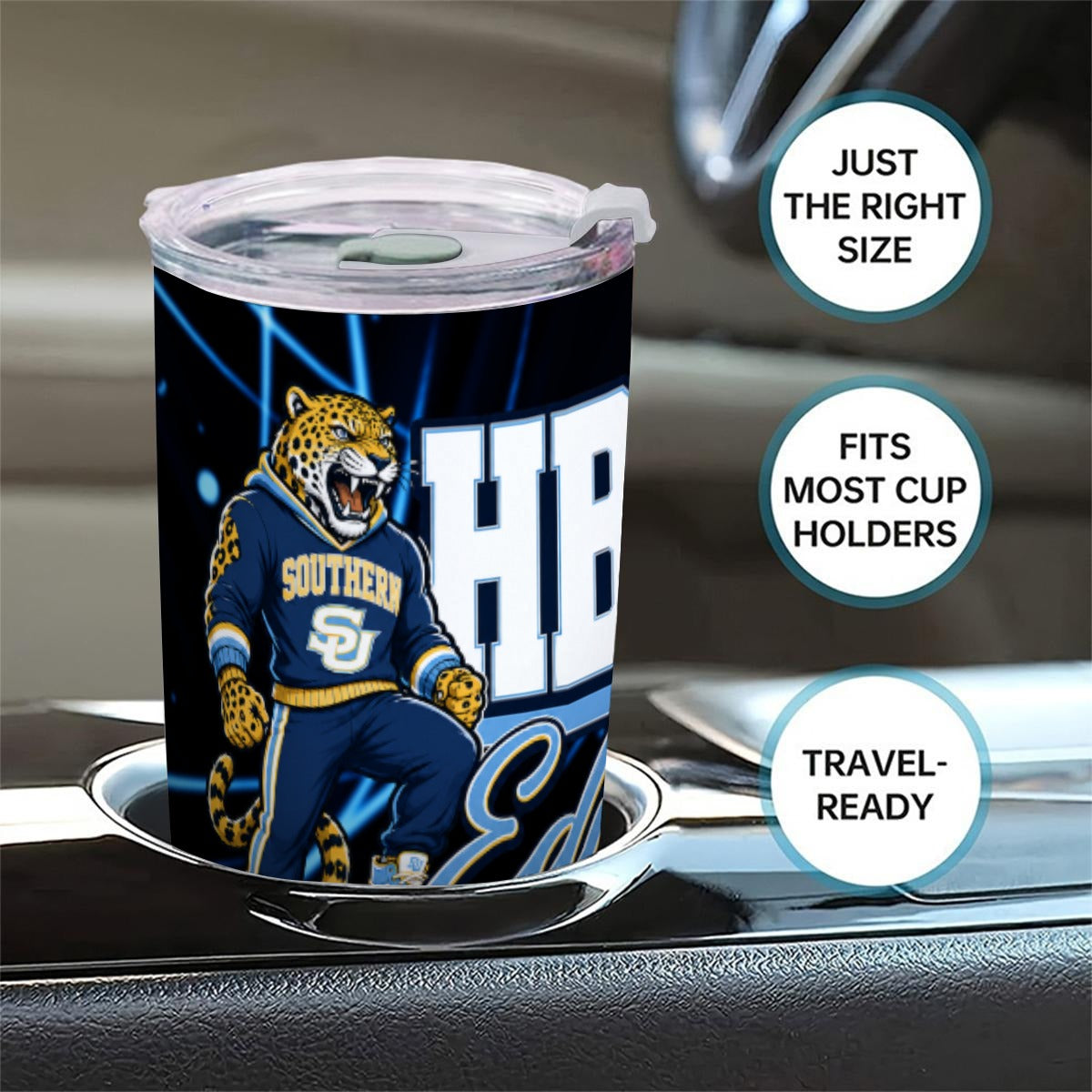 Southern U 20oz Tumbler With Sliding Lid (Personalized)