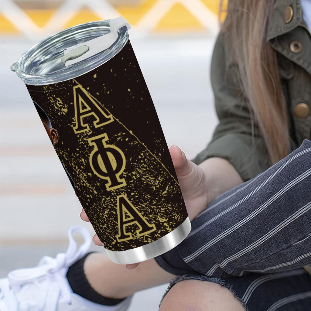 Alpha 20oz Tumbler With Sliding Lid (Personalized)