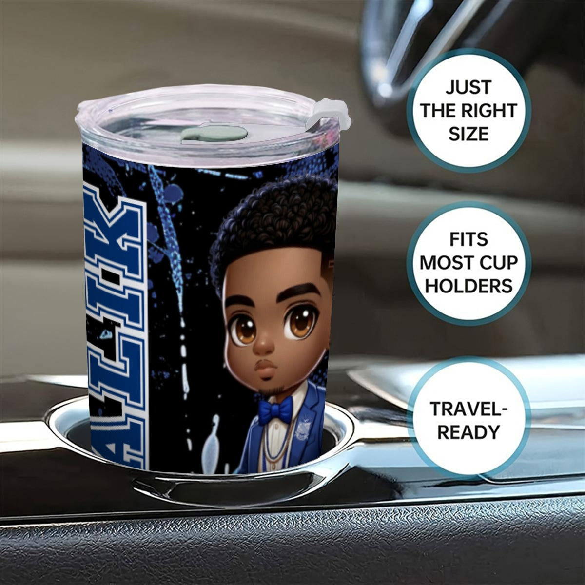 Sigma 20oz Tumbler With Sliding Lid (Personalized)