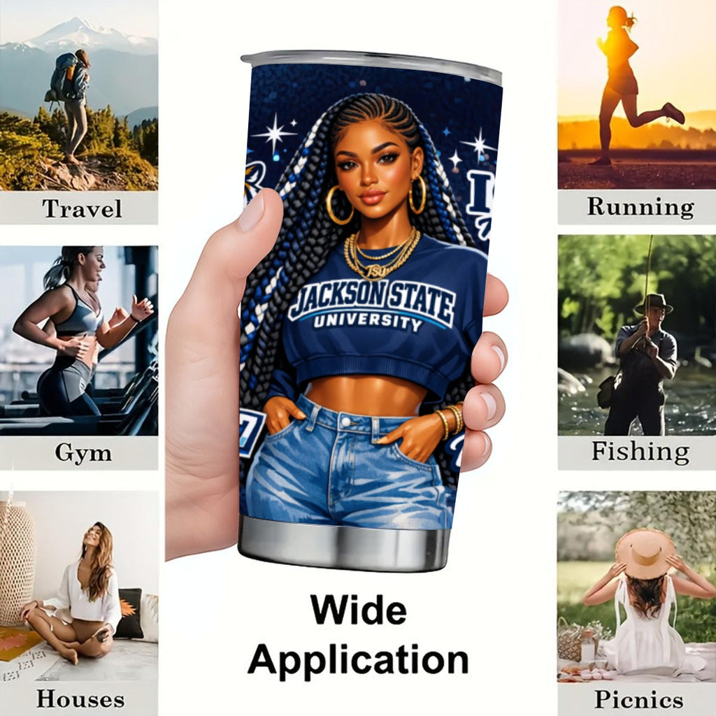 JSU Personalized 20oz Tumbler With Sliding Lid