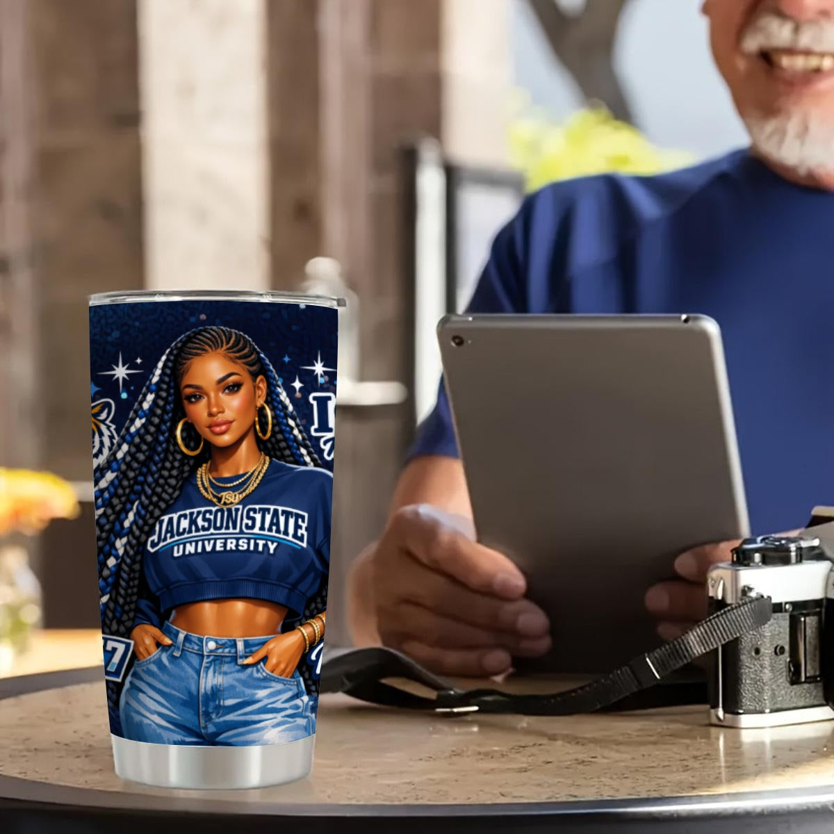 JSU Personalized 20oz Tumbler With Sliding Lid
