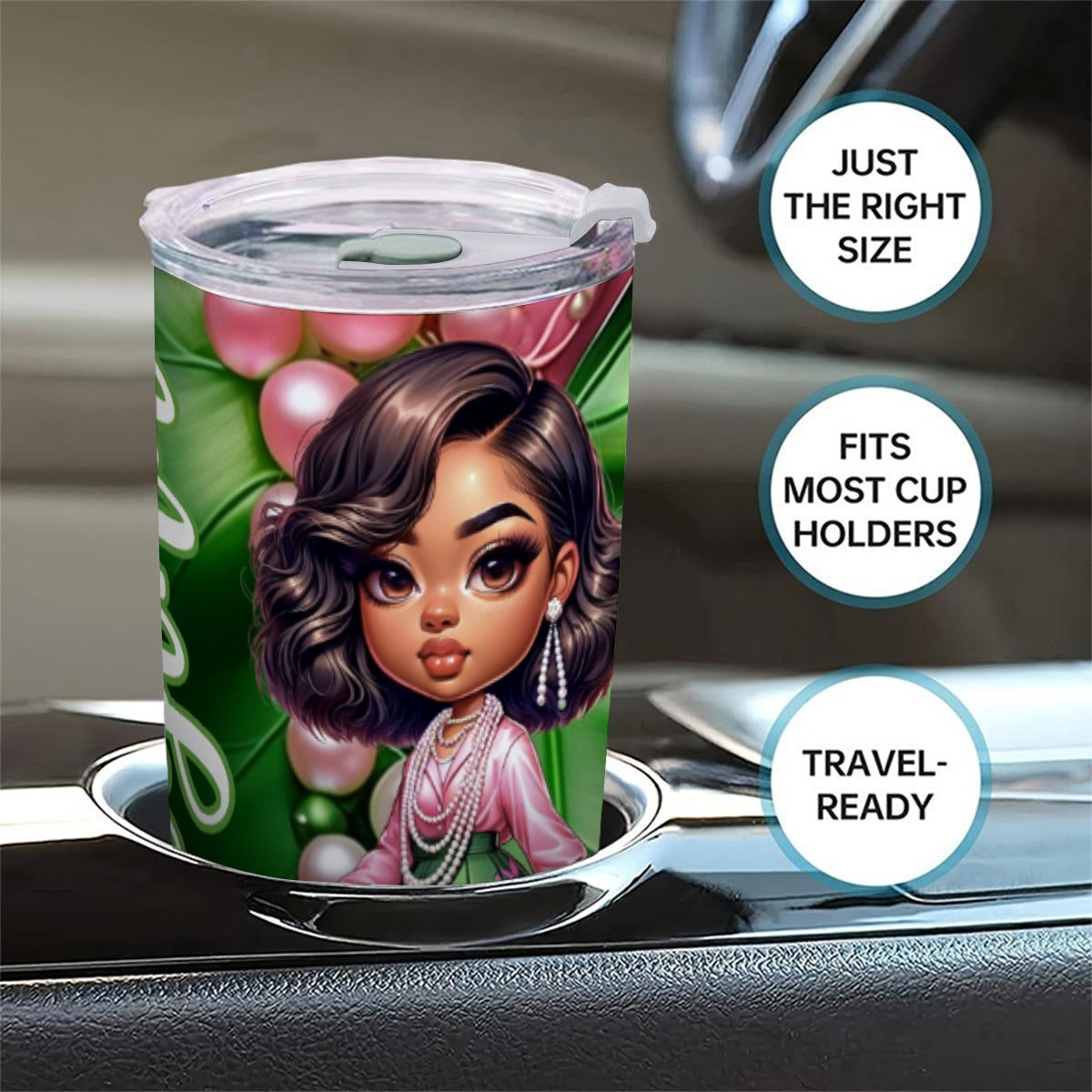 AKA 20oz Tumbler With Sliding Lid (Personalized)