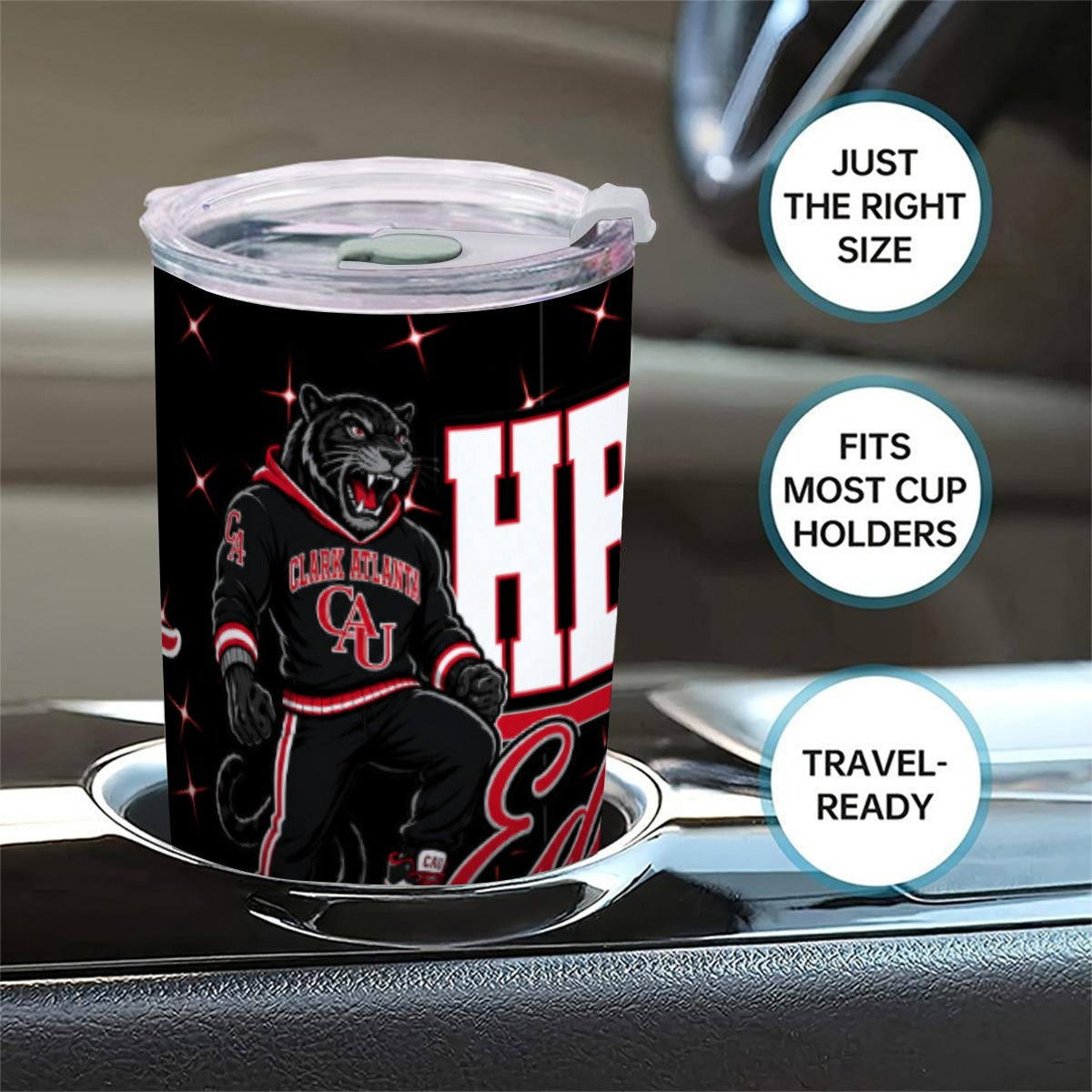 Clark Atlanta 20oz Tumbler With Sliding Lid (Personalized)
