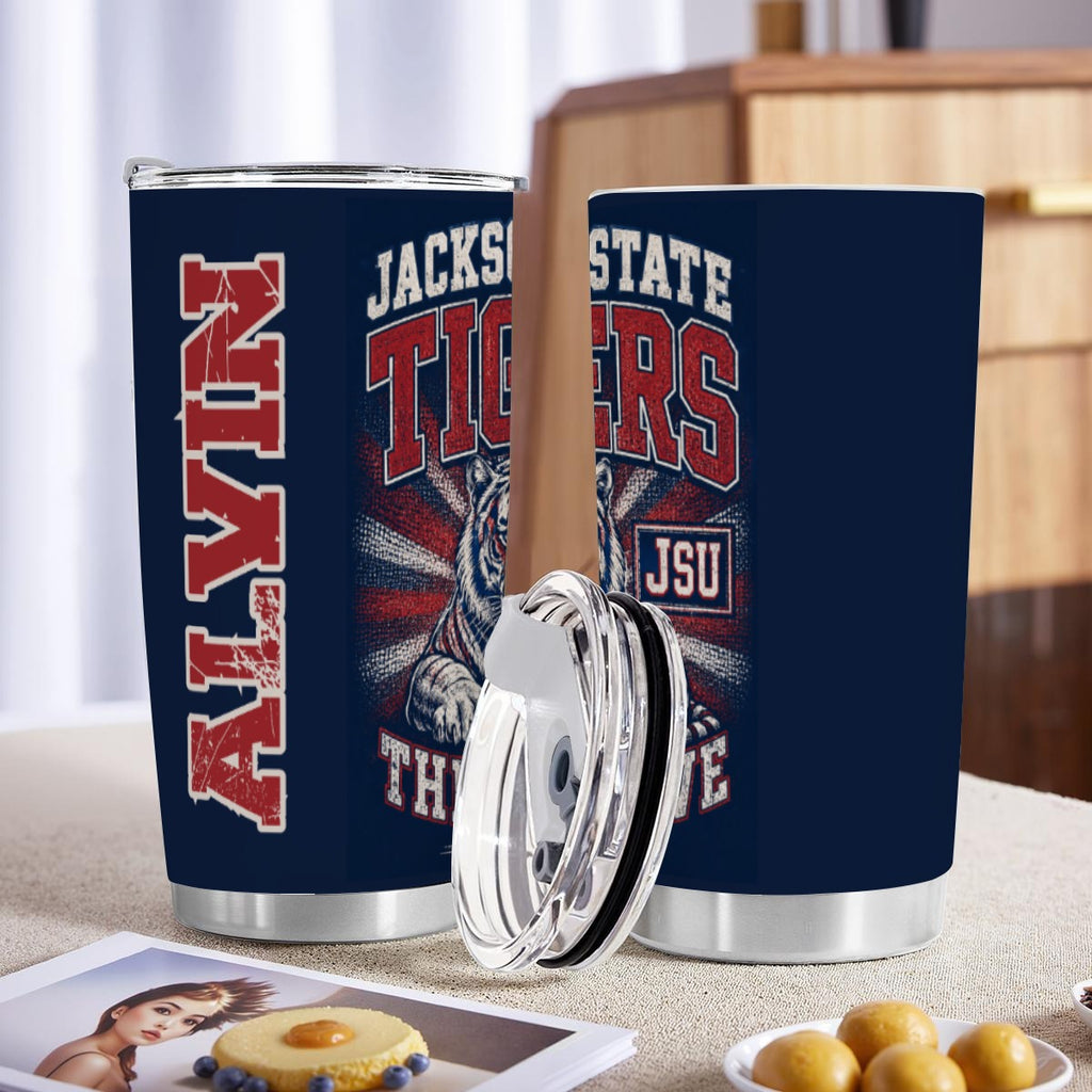 JSU 20oz Tumbler With Sliding Lid (Personalized)