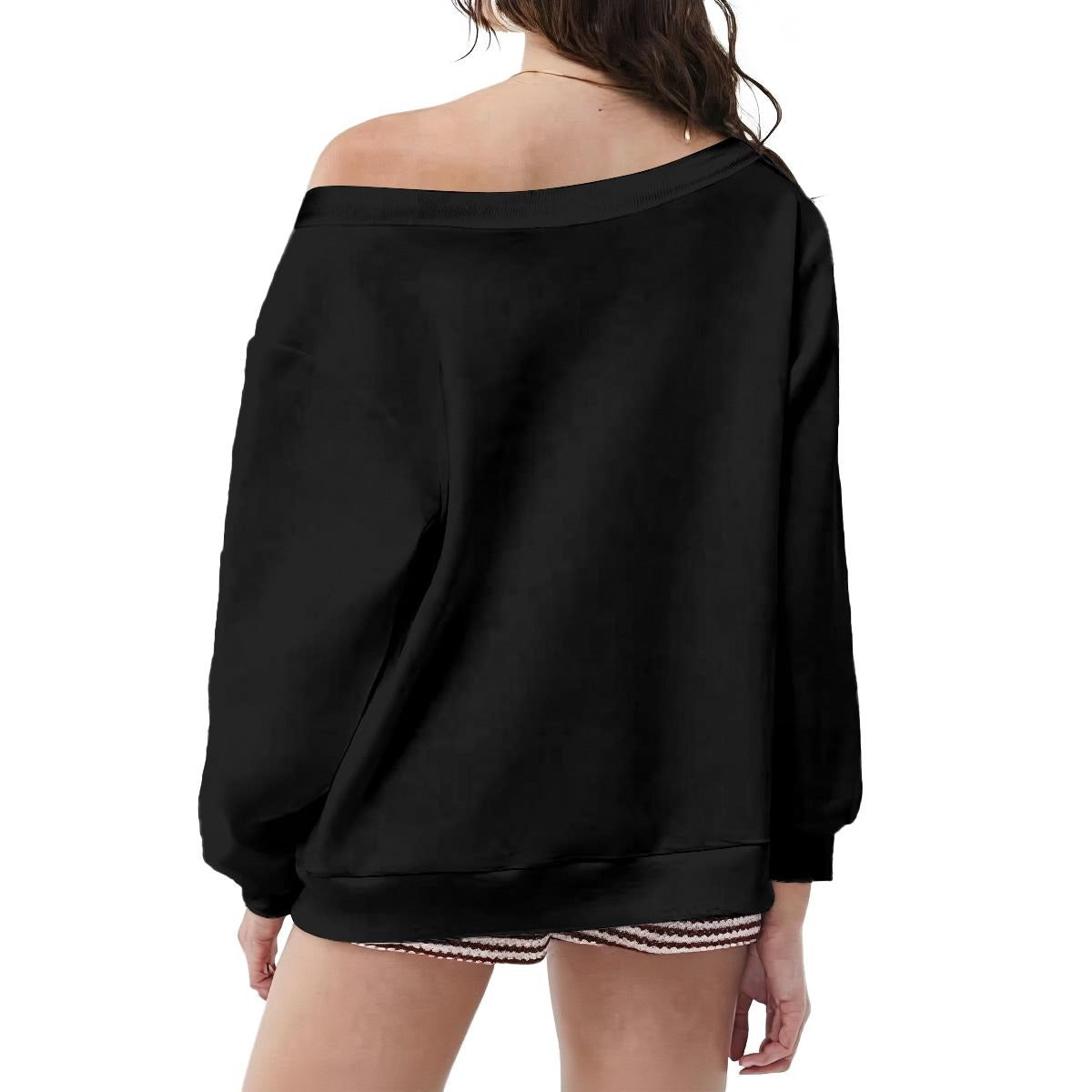 Tuskegee Off-Shoulder Sweatshirt