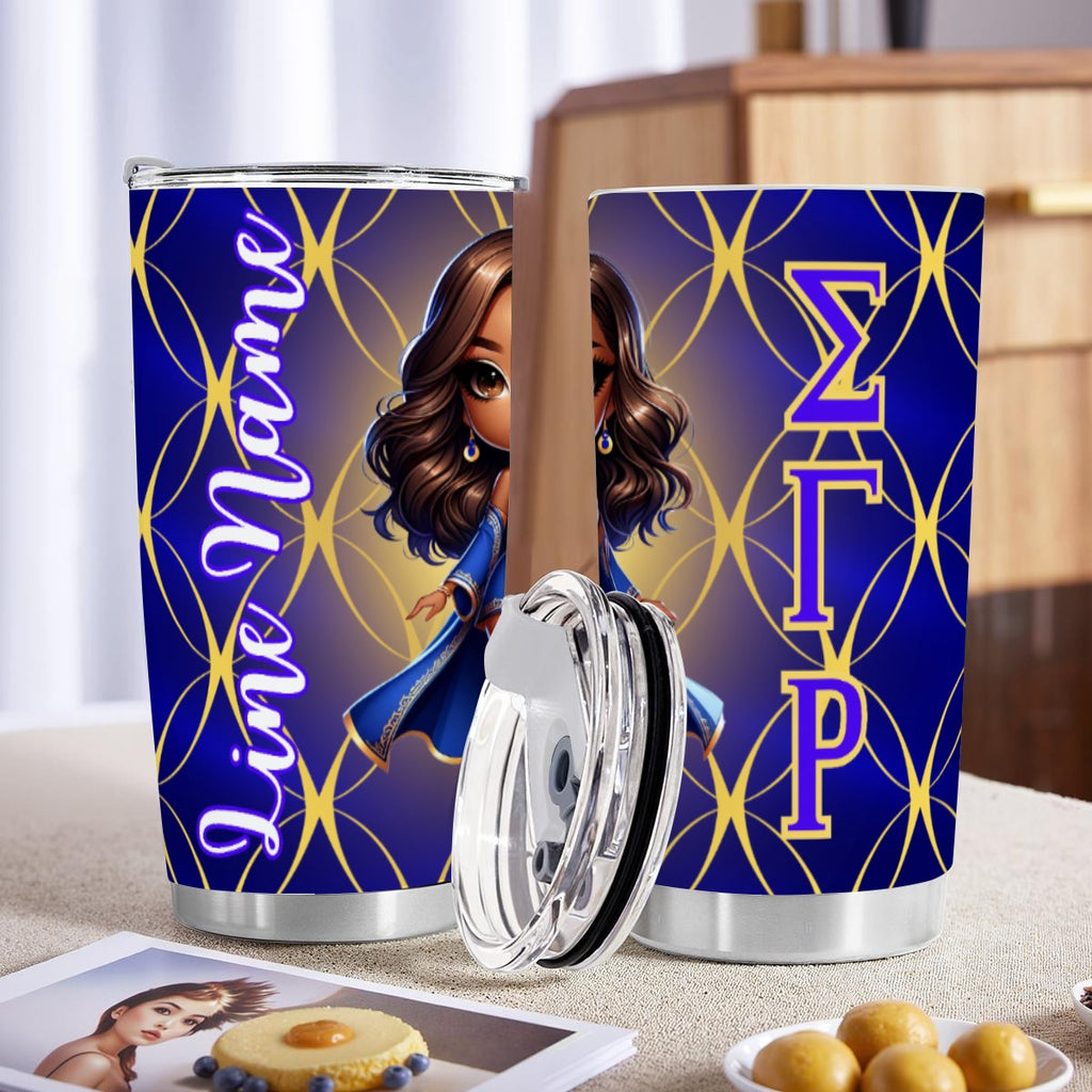 SGRho 20oz Tumbler With Sliding Lid (Personalized)
