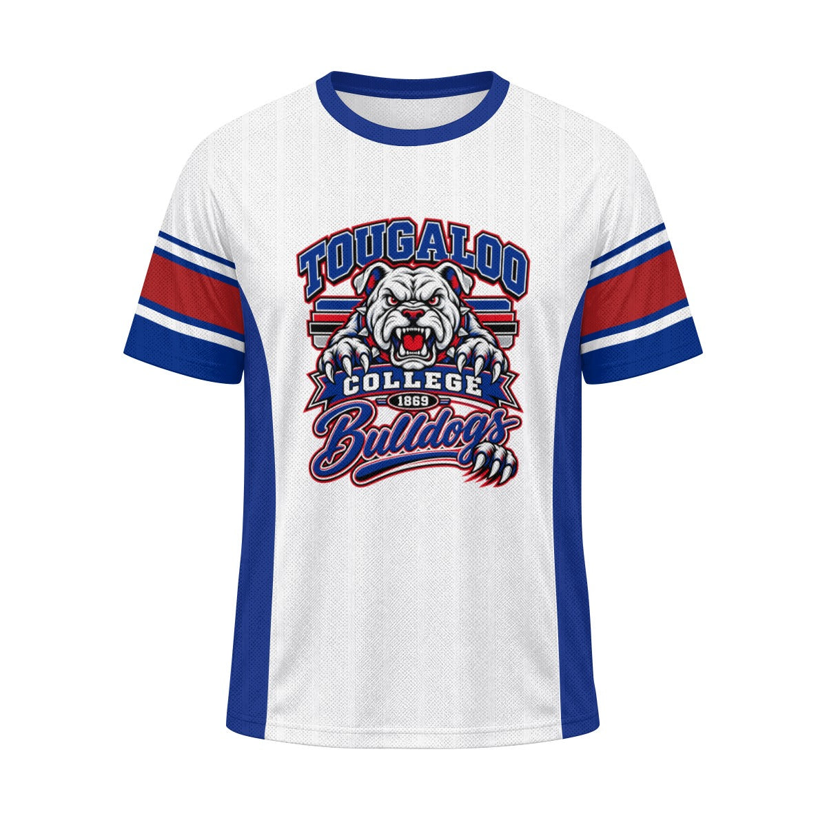 Tougaloo Unisex Jacquard Mesh Sports Jersey