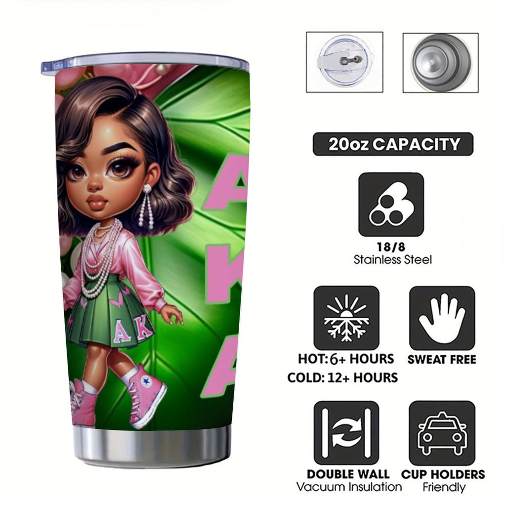 AKA 20oz Tumbler With Sliding Lid (Personalized)