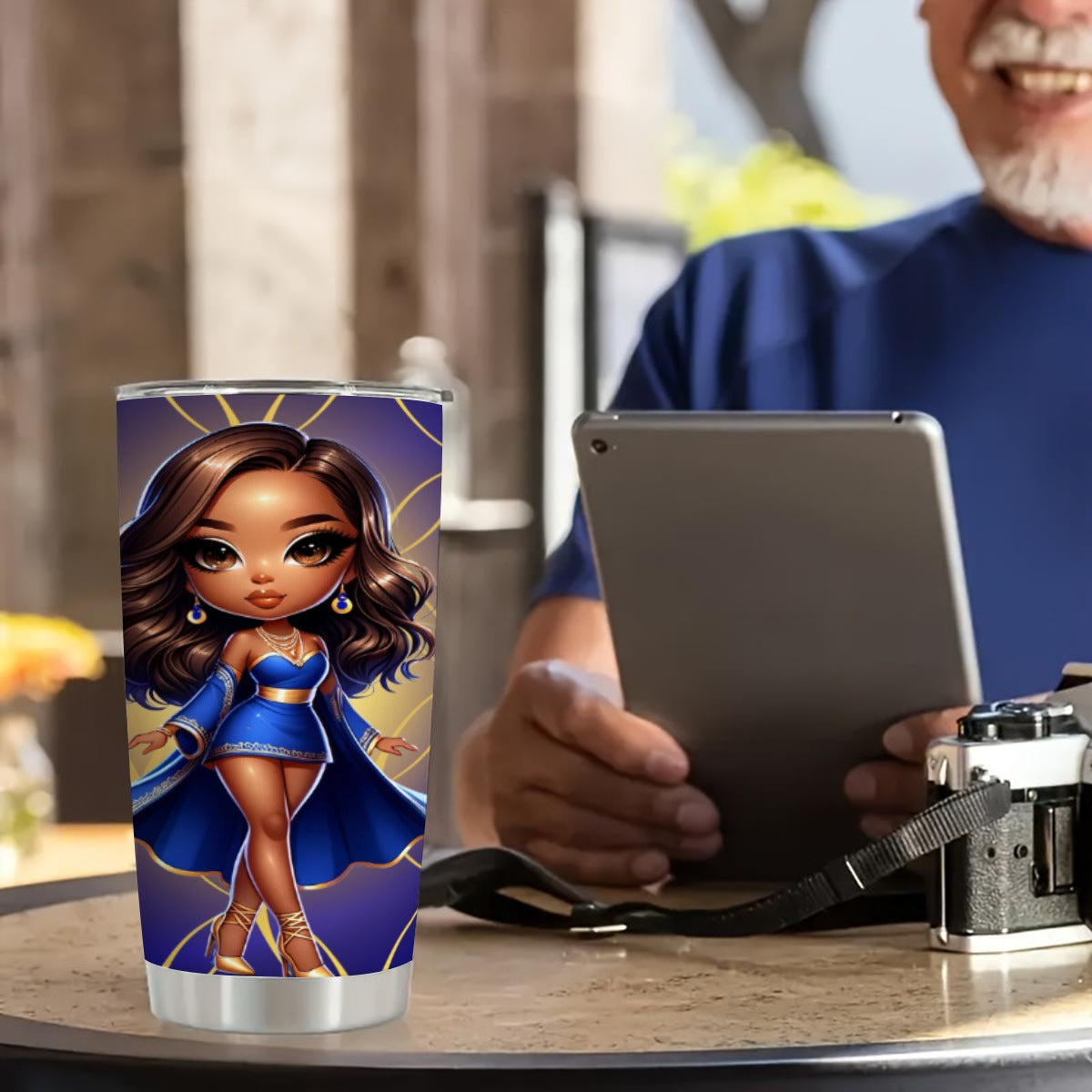 SGRho 20oz Tumbler With Sliding Lid (Personalized)
