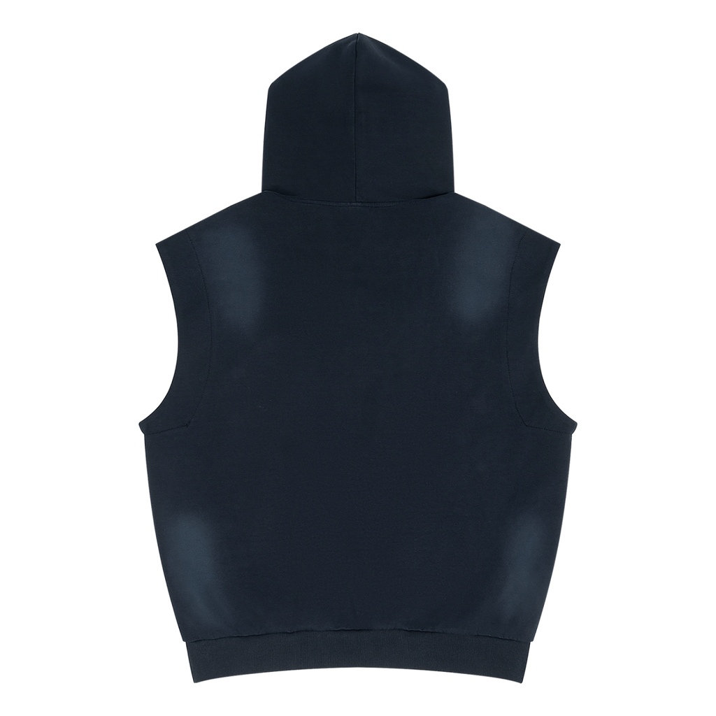 Dillard Unisex Vintage Wash Sun Fade Sleeveless Hoodie