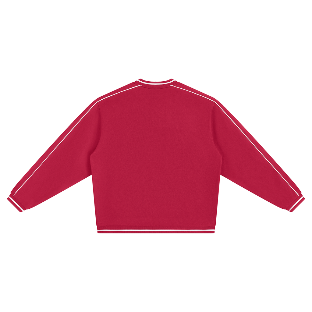 Tougaloo Unisex Color Block V-Neck Sweatshirt