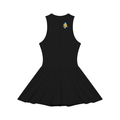 NC A&T Women’s Ruched Sleeveless Full-Zip Dress