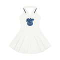 JSU Collared Halter A-Line Tennis Dress