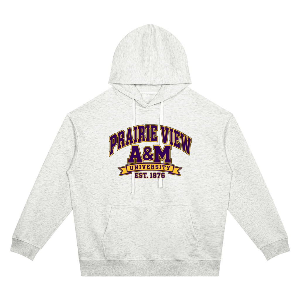 Prairie View A&M University Oversized Hoodie in gray – primary product view