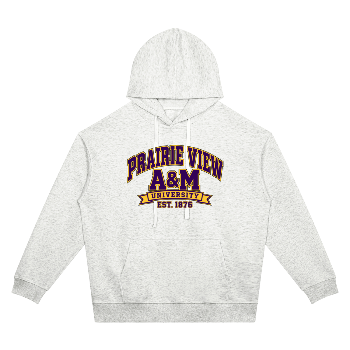 Prairie View A&M University Oversized Hoodie in gray – primary product view