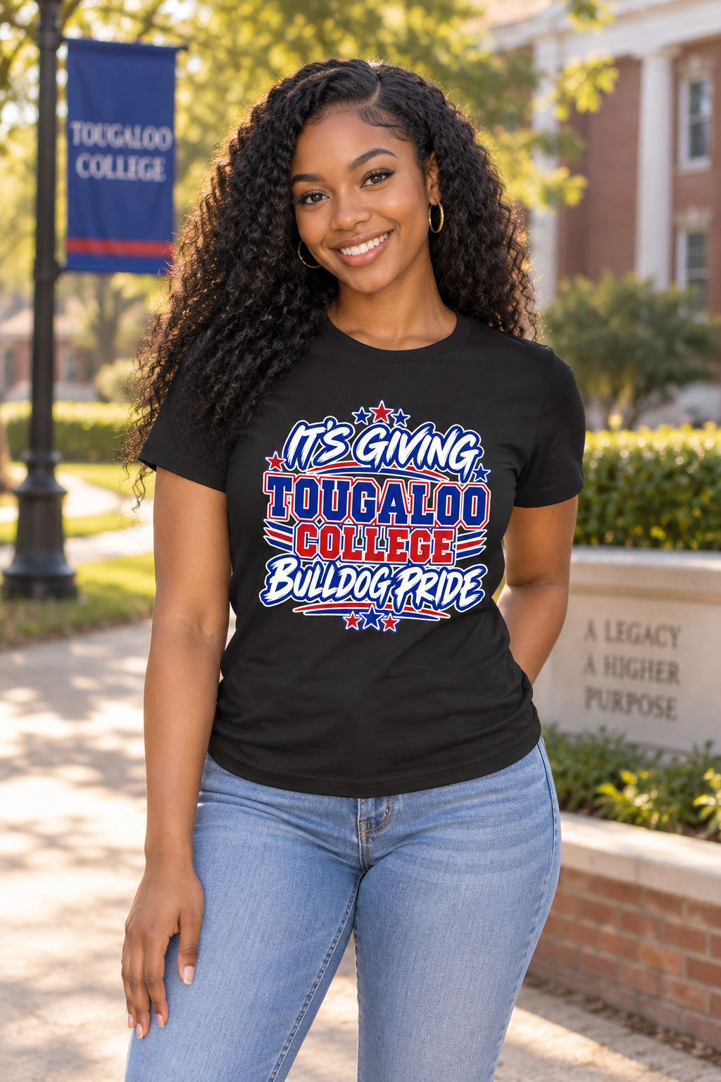 Its Giving Tougaloo Tee Womens Fit