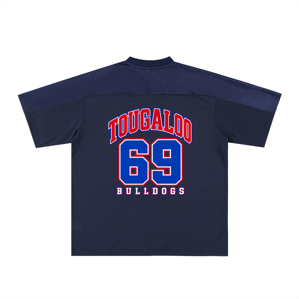 Tougaloo Oversized Mesh V-Neck Soccer Jersey
