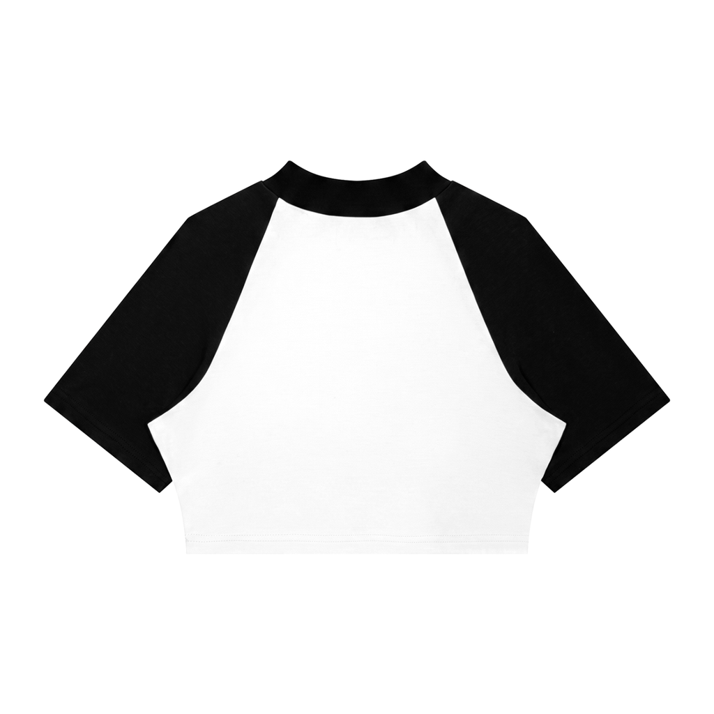 FAMU Women’s Color Block Raglan Crop T-Shirt