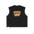FAMU Distressed Grommet Eyelet Tank Top