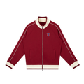 Tougaloo Color Block Raglan Sleeve Zip Track Jacket