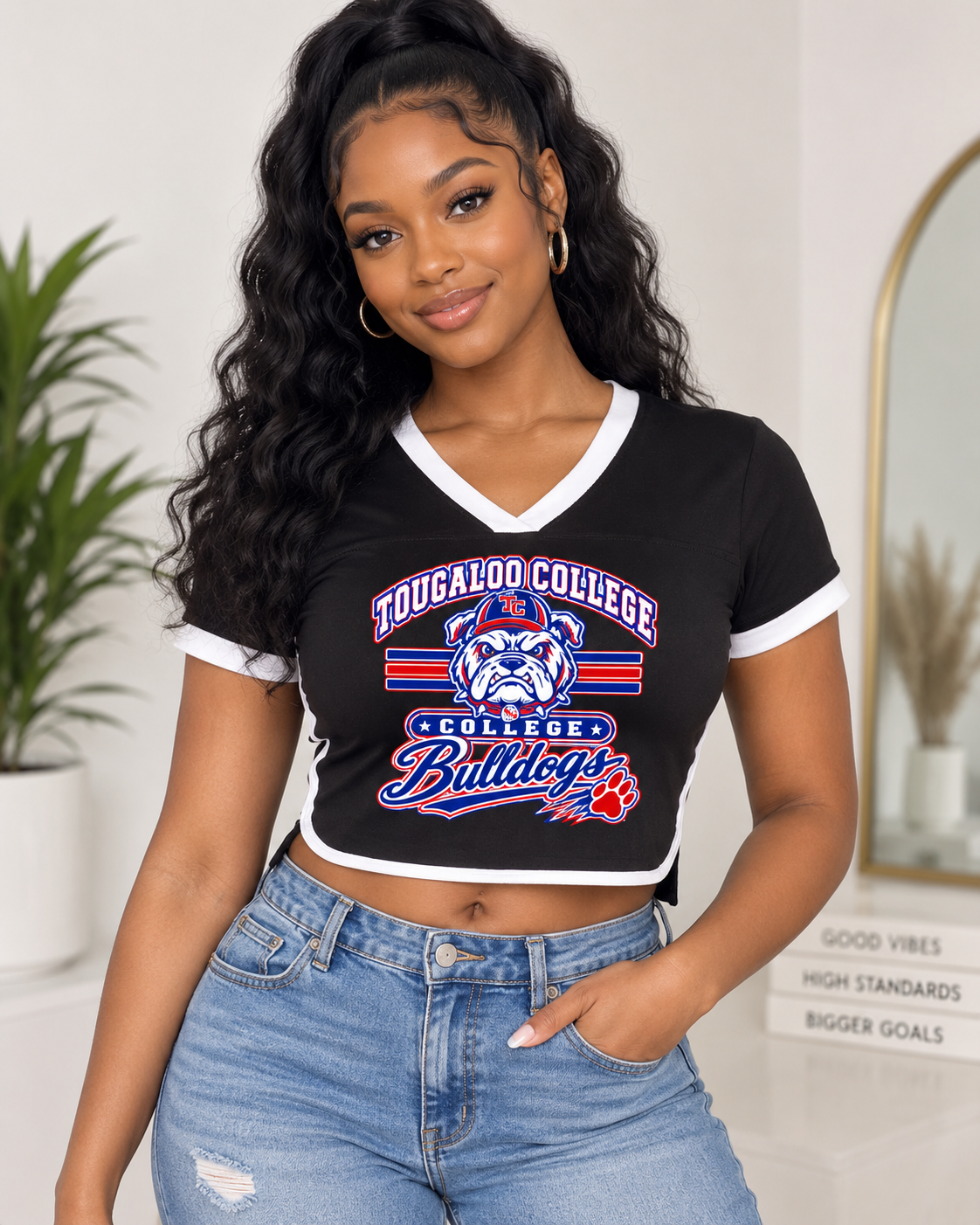 Tougaloo Color Block Performance T-Shirt